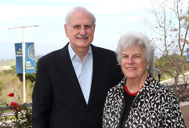 Duncan and Suzanne Mellichamp will celebrate 55 years of marriage this year. Photo courtesy of UC Santa Barbara