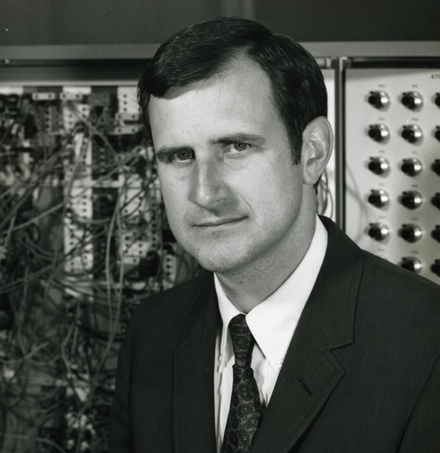 Professor Duncan Mellichamp early in his career (1969) in the Chemical Engineering Department at UC Santa Barbara. Photo courtesy of UC Santa Barbara
