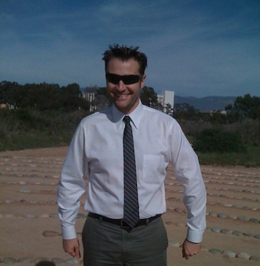 Ryan at the UCSB Labyrinth