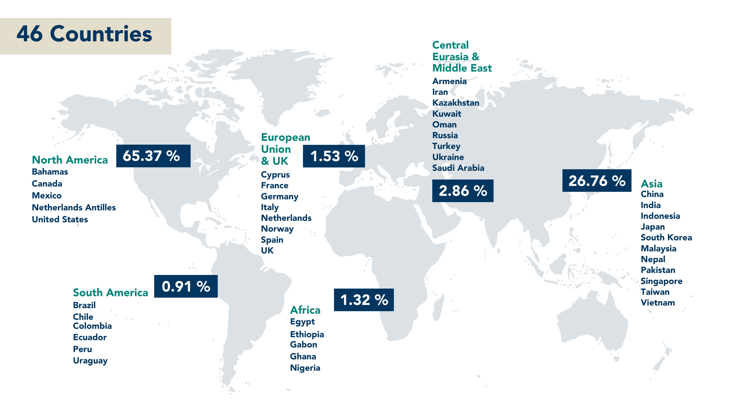 2024-25 World Map new cohort