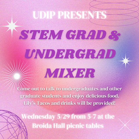 UDIP STEM Grad/Undergrad Mixer Graphic