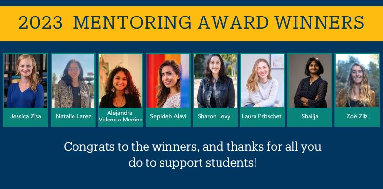 Meet the winners of the 2023 graduate mentoring awards | Graduate ...