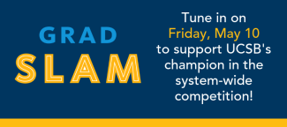 UC-wide Grad Slam banner